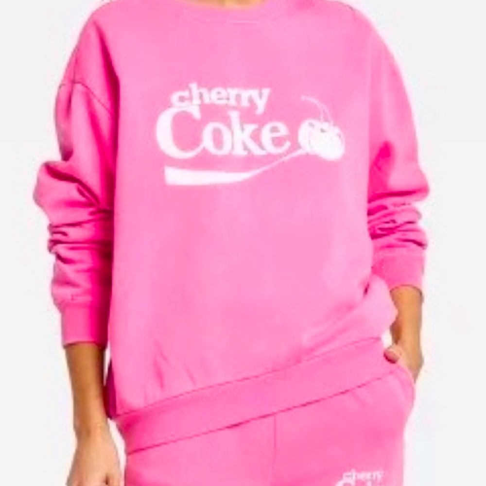 Pink Cherry Coke Coca-Cola Sweatshirt